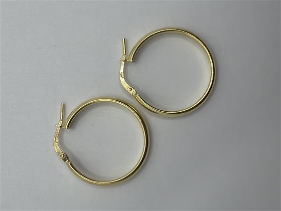 Orecchini Domar Donna Cerchi argento 925 lisci in Argento ORAR-457-280 - ORAR-457-280